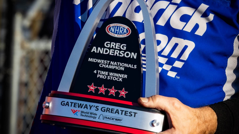 Greg Anderson Celebrated as Gateway’s Greatest at NHRA Midwest Nationals 6 greg anderson honored among wwt raceways inaugural gateways Greg Anderson Celebrated as Gateway’s Greatest at NHRA Midwest Nationals